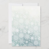 Elegant Waterverf Ornament Kerstfeest Kaart (Achterkant)