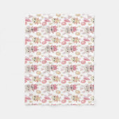 Elegant Waterverf paaspatroon | Fleece Blanket (Voorkant)