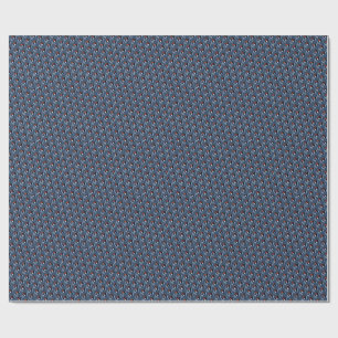 Elegant waterverf piano grijsblauw patroon cadeaupapier