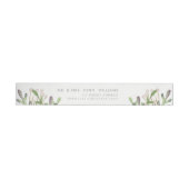 Elegant Waterverf Return Address Label (Individueel)