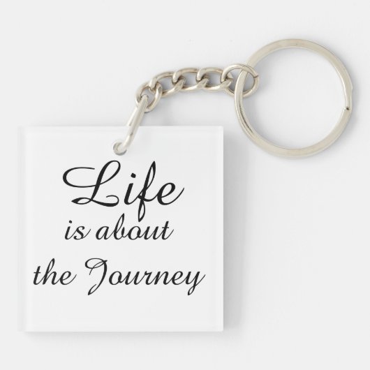 Elegant waterverf rood papaver schilderij sleutelhanger (Achterkant)