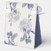 Elegant Waterverf Roos Bedankdoosjes (Achterkant)