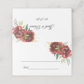 Elegant Waterverf Rose Bouquet (Buitenkant ongevouwen)