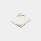 Elegant Waterverf Succulente Planten Rustisch hout Post-it® Notes (Schuin)