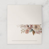 Elegant waterverf tuin herfst floral boho bruiloft (Buitenkant ongevouwen)