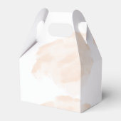 Elegant Waterverf Wedding Bedankdoosjes (Achterkant)