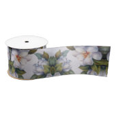 Elegant Waterverf White Magnolia Flower Wrapping Lint (Spoel)