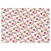 Elegant Waterverf Winter Pattern Tafelkleed (Voorkant (Horizontaal))