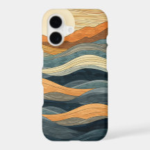 Elegant Waves iPhone hoesje
