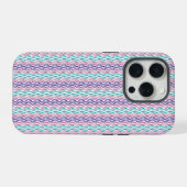 Elegant Wavy Abstract Pattern iPhone Case (Verso Horizontal)