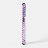 Elegant Wavy Abstract Pattern iPhone Case (Côté droit)