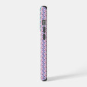 Elegant Wavy Abstract Pattern iPhone Case (Côté gauche)