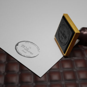 Elegant Wax Seal Retour Adres Stamp Zelfinktende Stempel