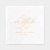 Elegant We Still Do Anniversary Vow Renewal Gold (Recto)