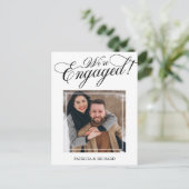 Elegant We zijn betrokken bij de aankondiging van Briefkaart (Staand voorkant)