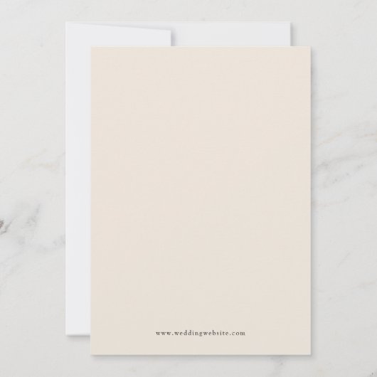 Elegant We zijn getrouwd Kaart (Achterkant)