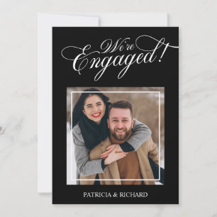 Elegant We Zijn Verloofd Trouw Aankondiging