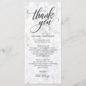 Elegant Weddenschap Bedankt dat je een vaste kaart (Voorkant)