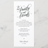 Elegant Weddenschap Bedankt dat je een vaste kaart (Voorkant)