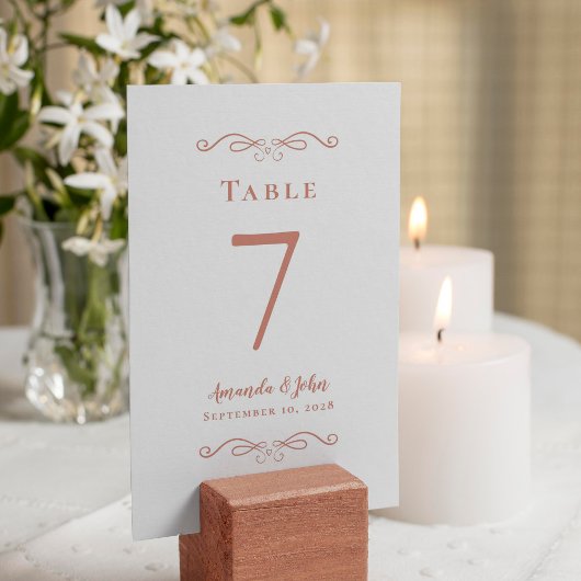 Elegant Weddenschappen Reception Calligraphy Roos  Kaart