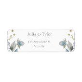 Elegant  Wedding Address Label (Voorkant)