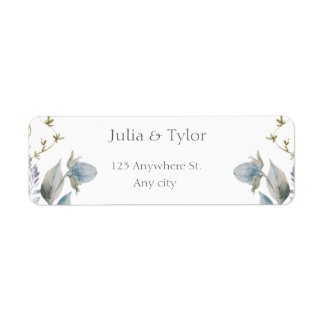 Elegant Wedding Address Label