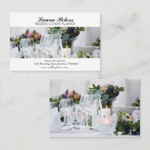 Elegant Wedding and Events Planner Visitekaartje