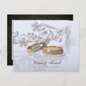 Elegant Wedding Band Uitnodigingen (Voorkant / Achterkant)
