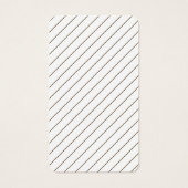 Elegant Wedding Bedankt voor het script Foto Favor Visitekaartje (Achterkant)