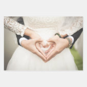 Elegant Wedding Bridal-pakbladen Inpakpapier Vel (Voorkant)