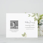 Elegant Wedding Ceremony Sage Greenery Foliage (Staand voorkant)