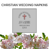 Elegant Wedding Cross Names Servet