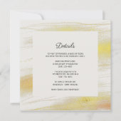 Elegant Wedding Details Card. Uitnodiging (Voorkant)