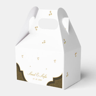 Elegant wedding favor boxes editable bedankdoosjes