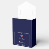 Elegant Wedding Favor Chic Modern Guest Hartelijk  Bedankdoosjes (Geopend)