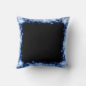 Elegant Wedding Favor Sparking Lights Sapphire Kussen (Achterkant)