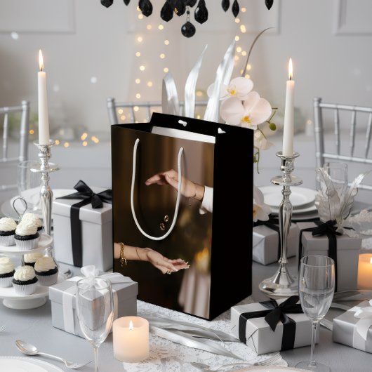 Elegant Wedding Gift Bag Medium Cadeauzakje
