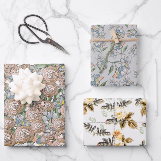 Elegant Wedding Gift Wrap Inpakpapier Vel (Voorkant)