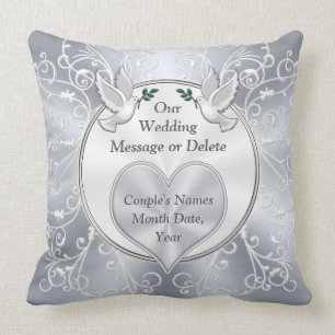 Elegant Wedding Gifts voor Bride en Groom Kussen