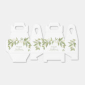 Elegant Wedding Greenery Floral Foliage Favor Bedankdoosjes (Uitgevouwen)