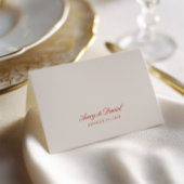  Elegant Wedding Guest Place Card Kaart