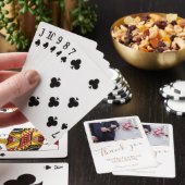 Elegant Wedding Hartelijk dank Pokerkaarten (Insitu)