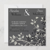  Elegant WEDDING INVITATIE Kaart (Achterkant)