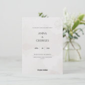 ELEGANT WEDDING INVITATION (Debout devant)