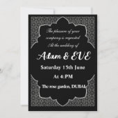 Elegant Wedding Invitation (Devant)