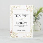 Elegant Wedding Invitation (Debout devant)