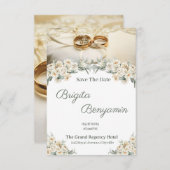 Elegant Wedding Invitation (Devant / Derrière)