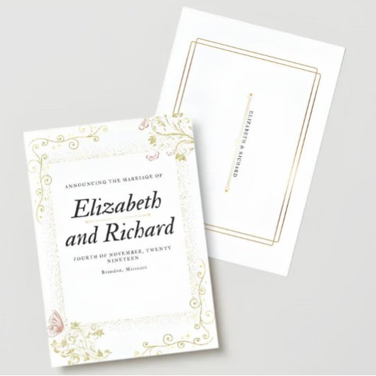Elegant Wedding Invitation