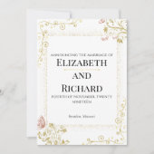 Elegant Wedding Invitation (Devant)