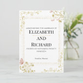 Elegant Wedding Invitation (Debout devant)